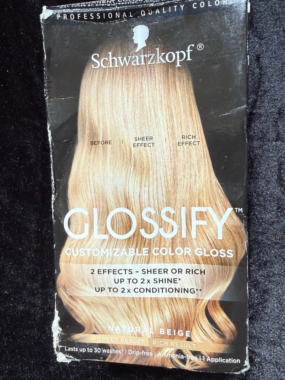 Schwarzkopf Glossify Customizable Color Gloss in Natural Beige